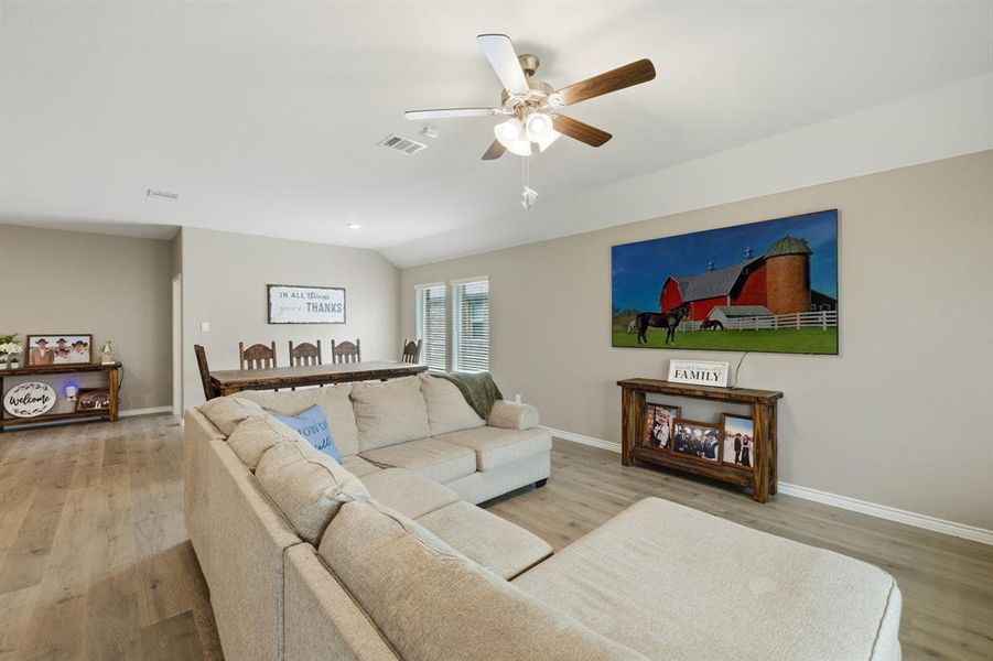 Furnished interior view inside a new home in , Fate (Image 15).