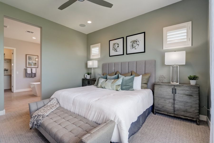Representative furnished interior of a home built from the Hacienda Series - Topaz by Brightland Homes in Canyon Views - Hacienda, Litchfield Park (Image 28).