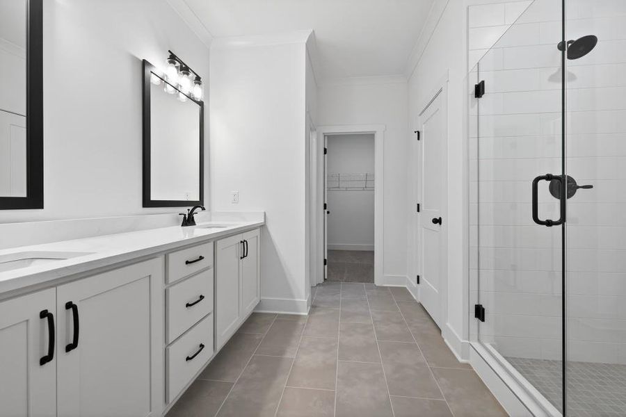 Furnished interior view inside a new home in , Statham (Image 15).