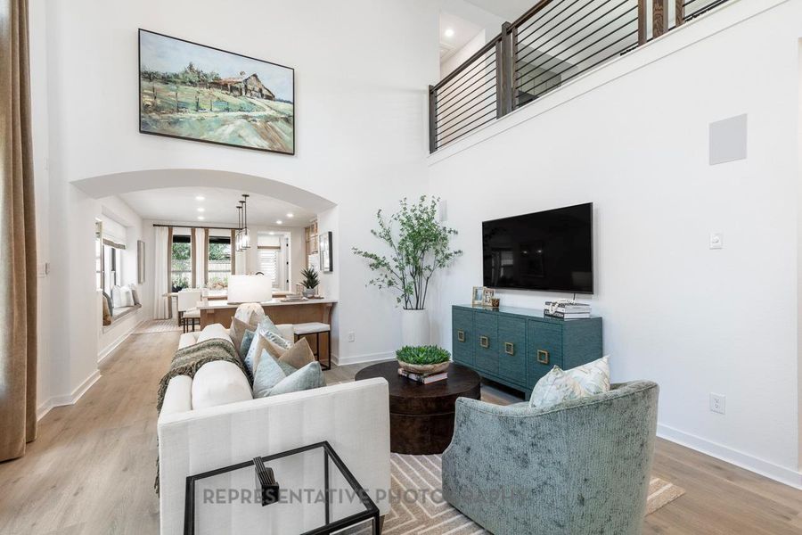 Furnished interior view inside a new home in Brookewater, Rosenberg (Image 19). Furnished interior view inside a new home in Brookewater, Rosenberg (Image 19).