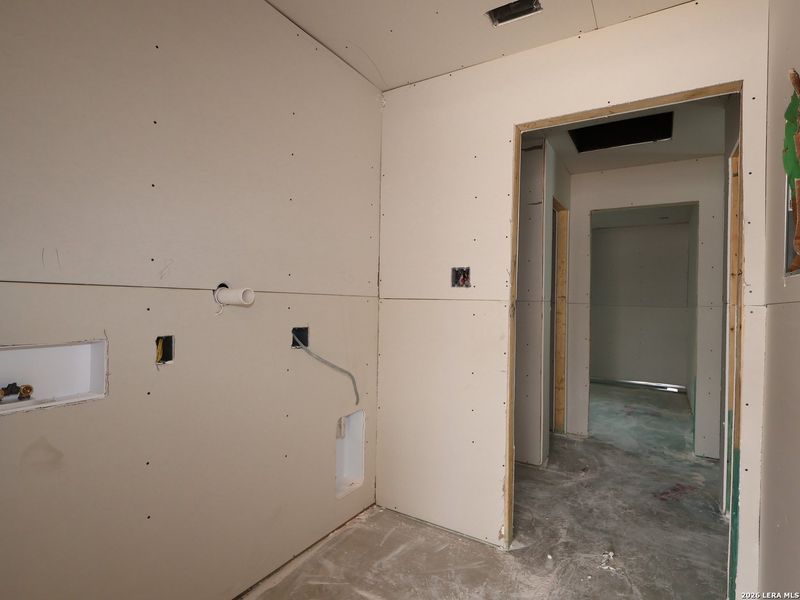 In-progress construction of a new home in Meadows at Clear Springs, New Braunfels, TX (Image 30). In-progress construction of a new home in Meadows at Clear Springs, New Braunfels, TX (Image 30).