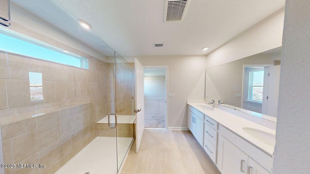 Furnished interior view inside a new home in Lakes at Bella Lago, Green Cove Springs (Image 5). Furnished interior view inside a new home in Lakes at Bella Lago, Green Cove Springs (Image 5).