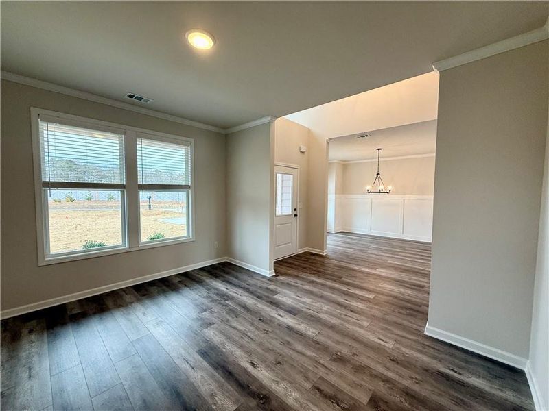 Spacious, unfurnished interior of a new home in , Buford (Image 11). Spacious, unfurnished interior of a new home in , Buford (Image 11).