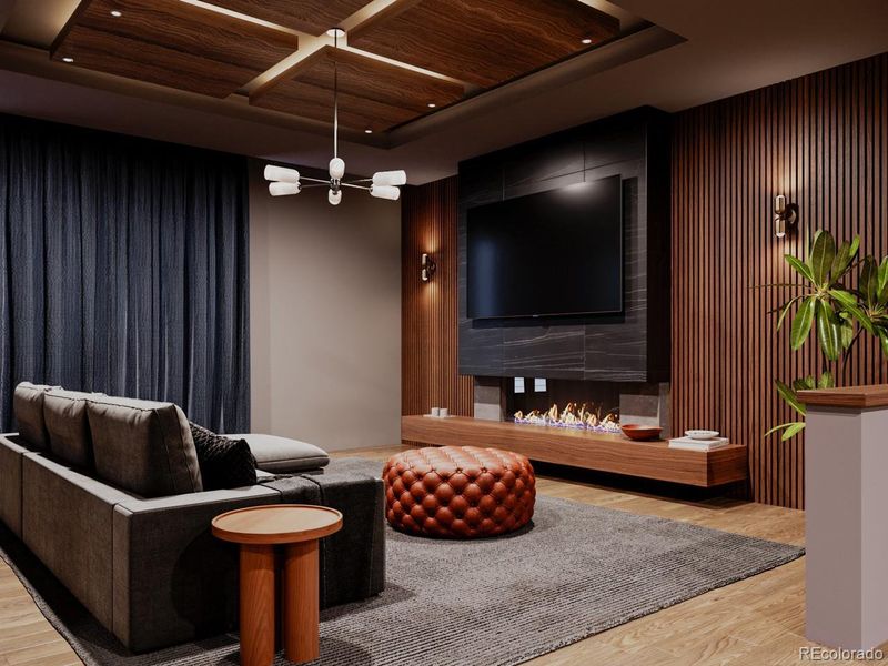 Furnished interior view inside a new home in , Parker (Image 7). Furnished interior view inside a new home in , Parker (Image 7).