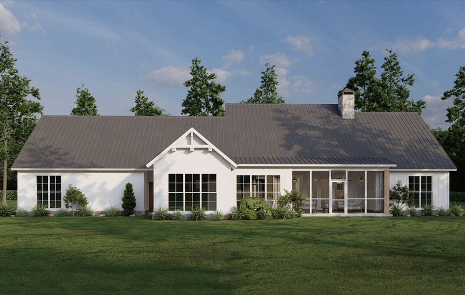 Representative exterior photo of a completed home built from the Sable by Zeal Home Builders in Oak Water Ranch, Granbury, TX (Image 12).