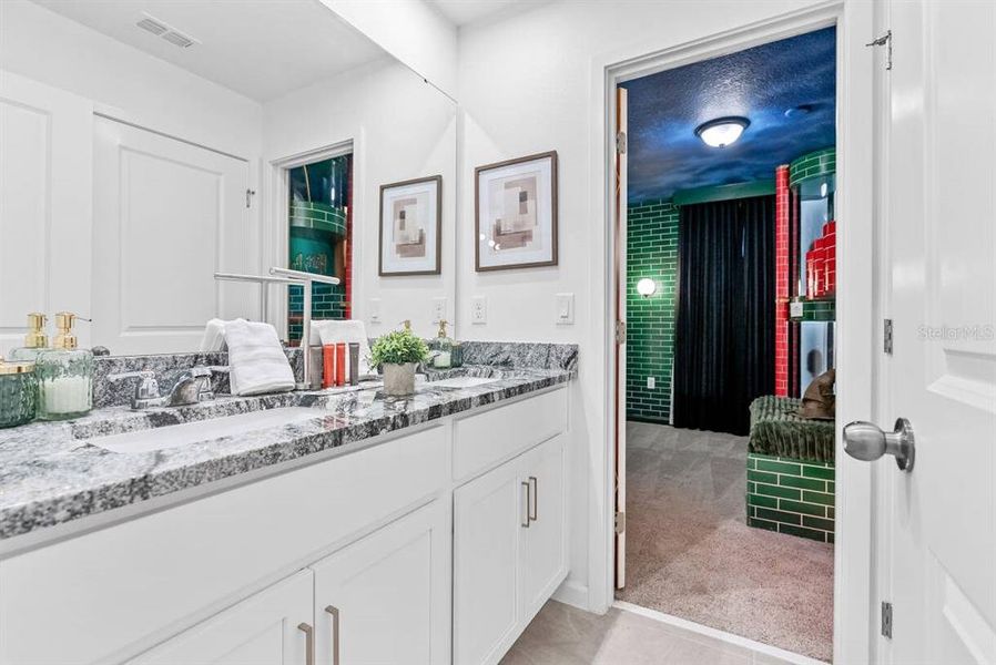 Furnished interior view inside a new home in , Davenport (Image 23).