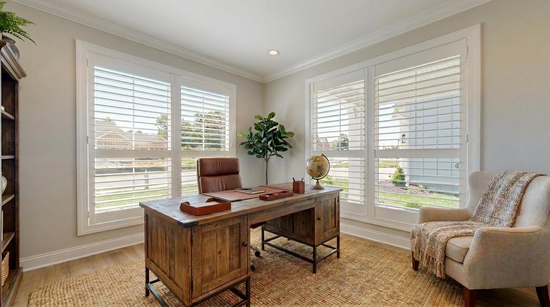 Representative furnished interior of a home built from the Verona by Perfection Builders in The Courtyards at Curry Farms, Louisville (Image 11).