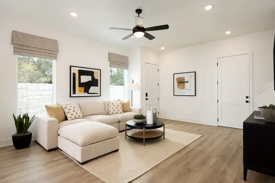 Furnished interior view inside a new home in Novel, Austin (Image 6).