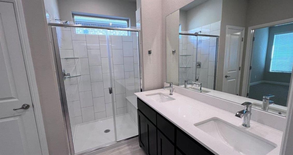 Furnished interior view inside a new home in Bluestem, Rhome (Image 7).