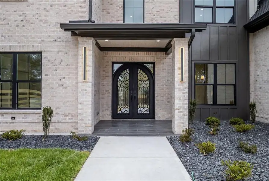 Exterior details and patio area of a home in , Dacula (Image 28).