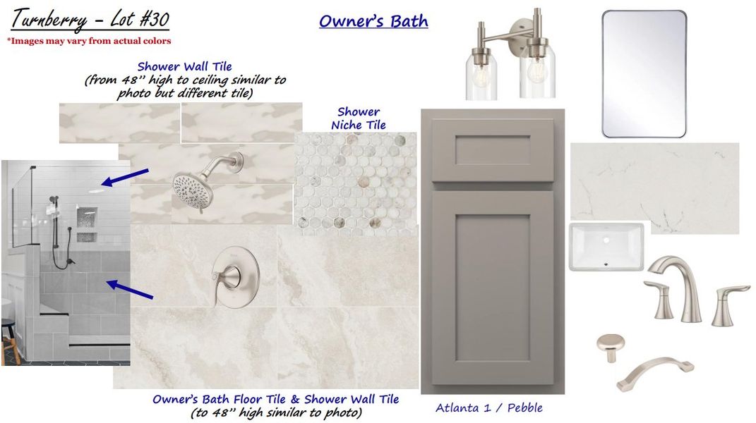 Sample of building materials used in homes in Turnberry, Grimesland (Image 4).