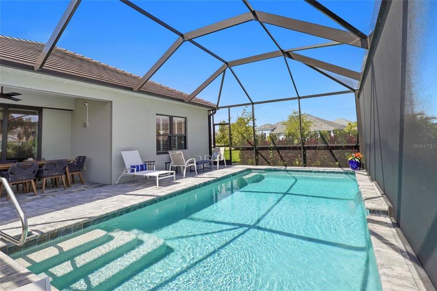 Exterior details and patio area of a home in , Sarasota (Image 34).