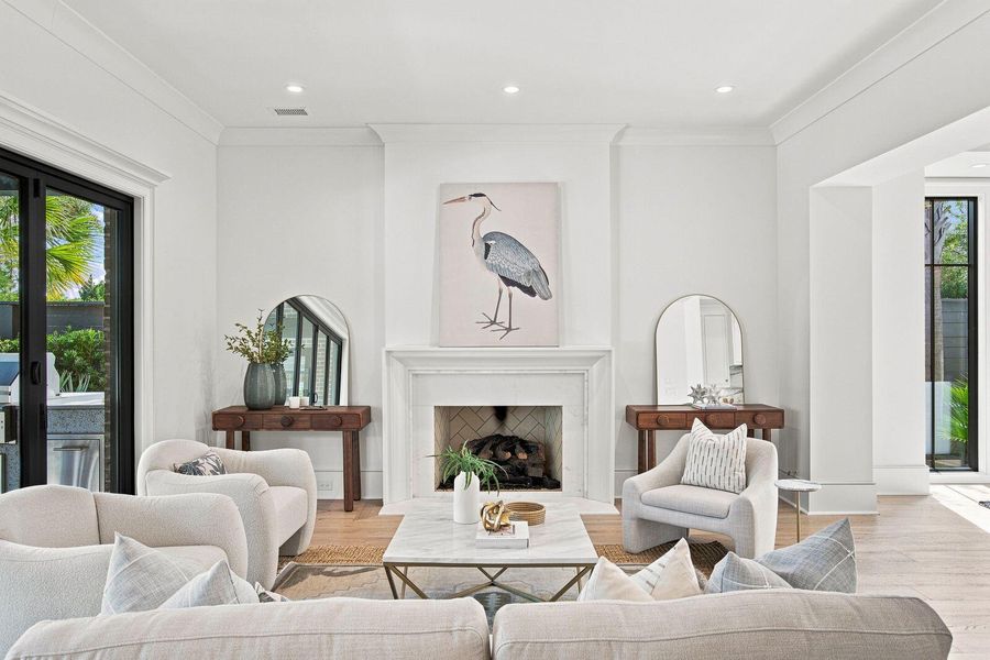 Furnished interior view inside a new home in , Mount Pleasant (Image 73).
