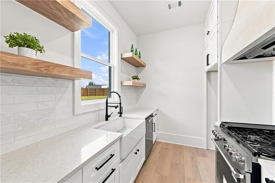 Furnished interior view inside a new home in , Buford (Image 38).