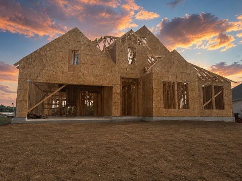 In-progress construction of a new home in Chambers Creek, Willis, TX (Image 4).