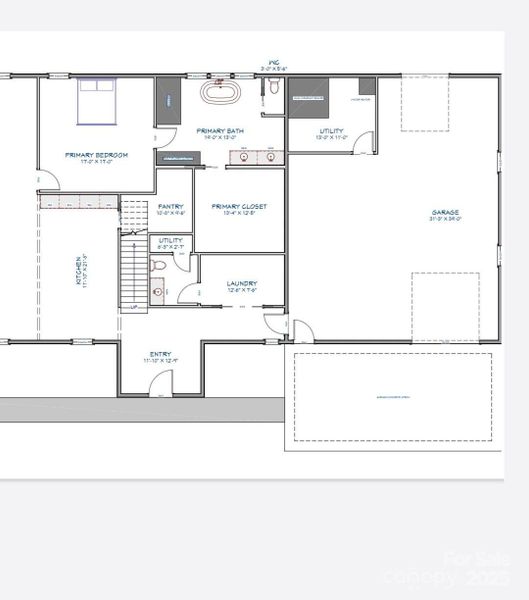 2D floor plan layout of this home in , Burnsville, NC (Image 3).