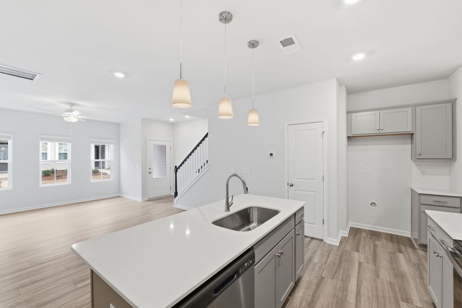 Furnished interior view inside a new home in Lakeview Village, Charlotte (Image 8).