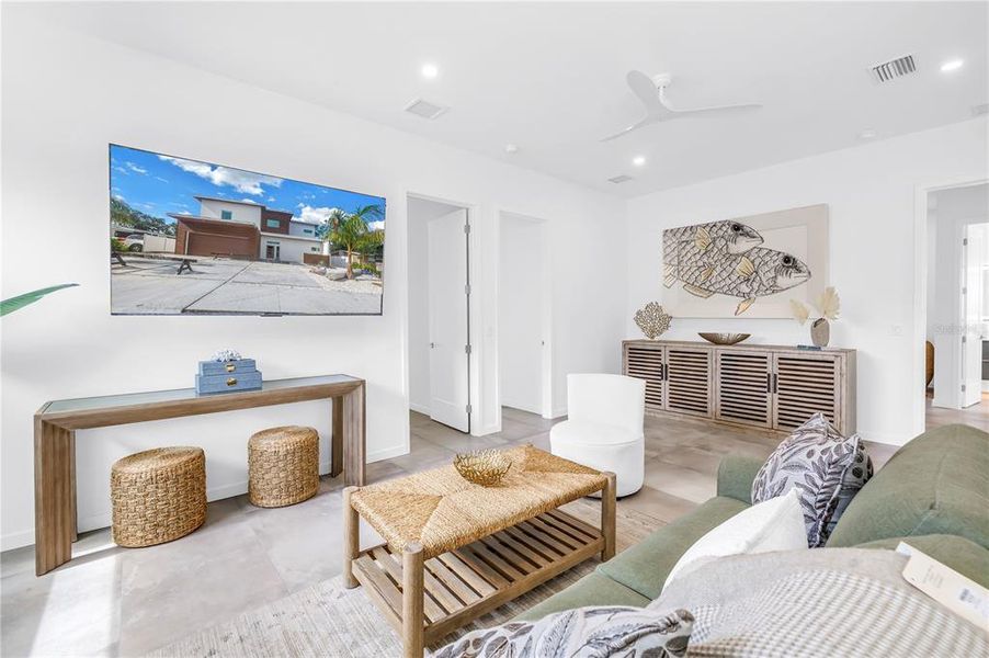 Furnished interior view inside a new home in , Sarasota (Image 57).