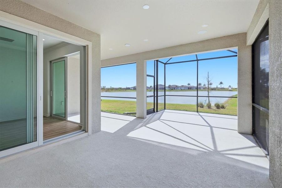 Exterior details and patio area of a home in , Parrish (Image 22).