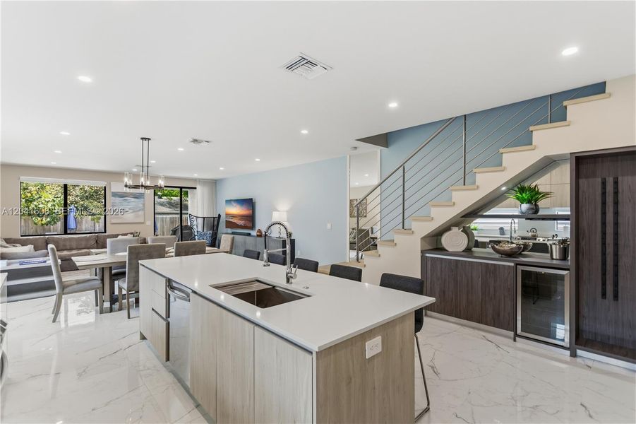 Furnished interior view inside a new home in , Fort Lauderdale (Image 26).