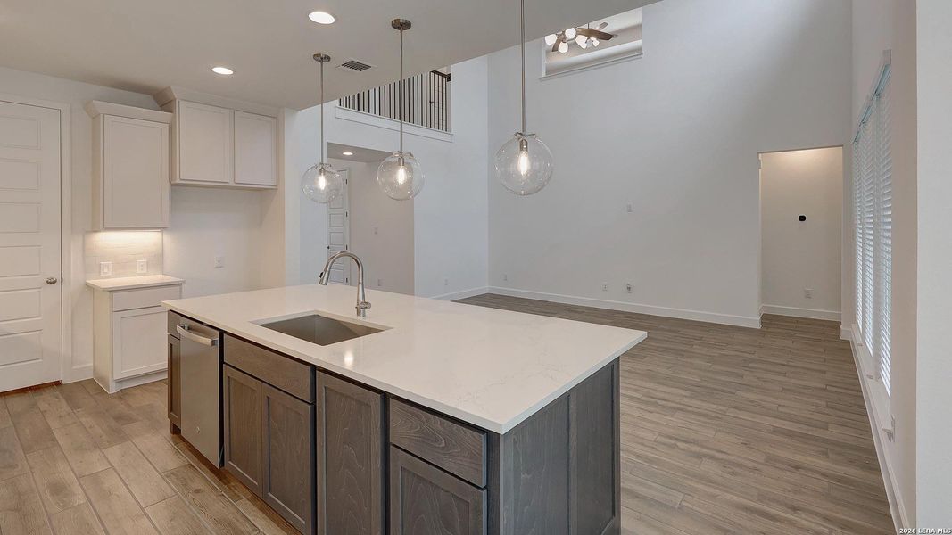 Furnished interior view inside a new home in Alsatian Oaks, Castroville (Image 11).