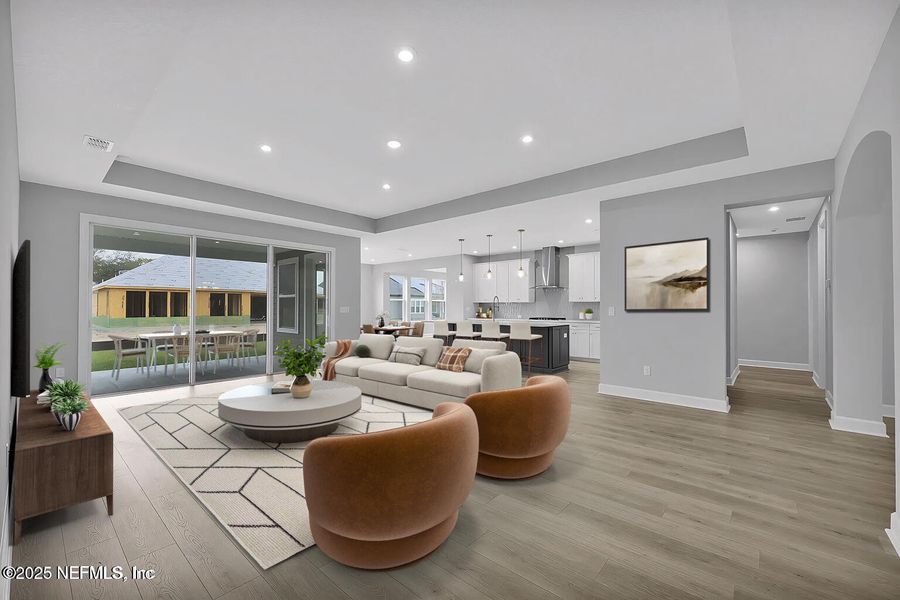 Furnished interior view inside a new home in Trailmark - Phase 6, St. Augustine (Image 13).