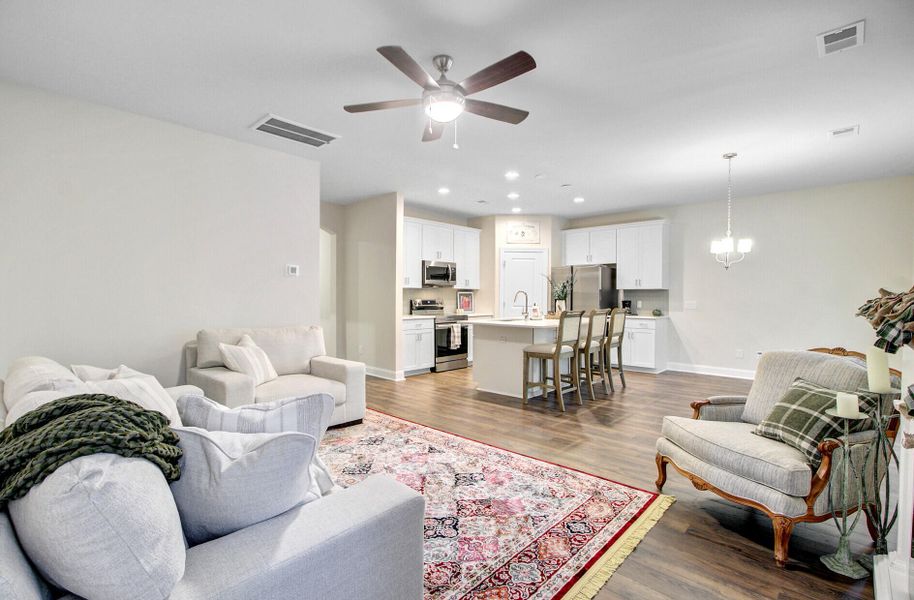 Furnished interior view inside a new home in , St. Stephen (Image 10).
