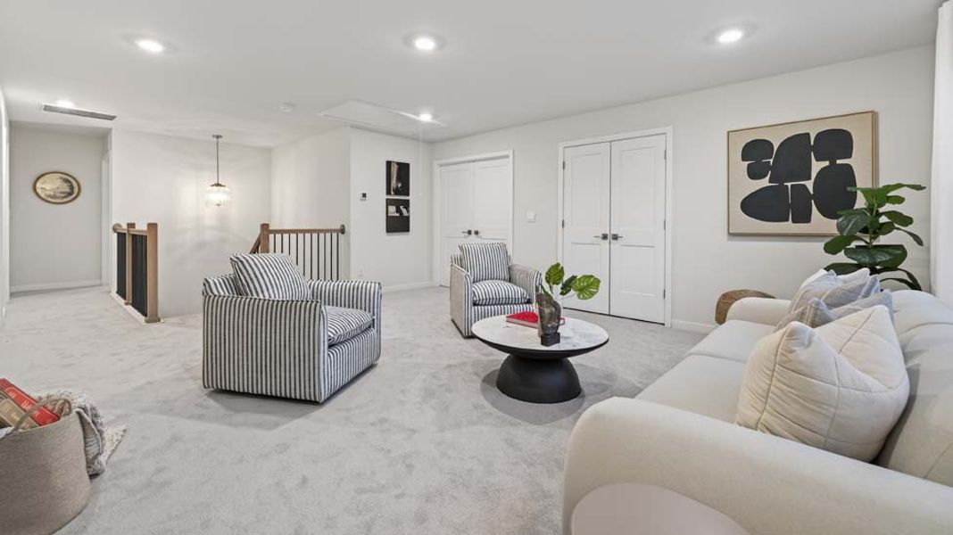 Furnished interior view inside a new home in Sylvan Creek, Denver (Image 35).