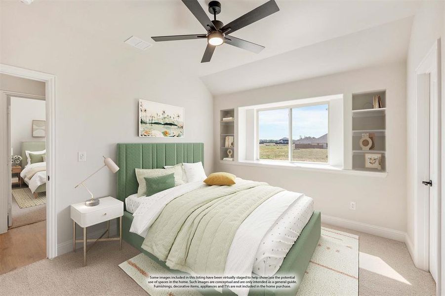 Furnished interior view inside a new home in Sunset Ridge, Alvarado (Image 15). Furnished interior view inside a new home in Sunset Ridge, Alvarado (Image 15).