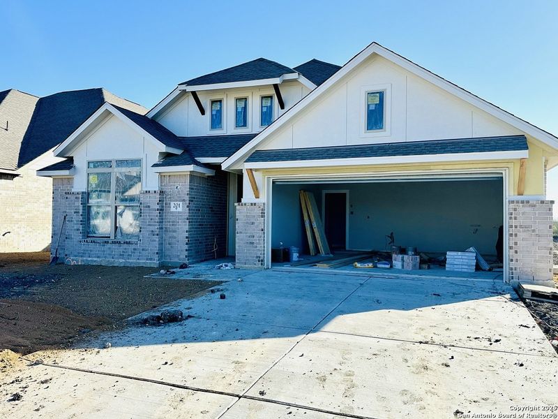 In-progress construction of a new home in Nopal Valley, San Antonio, TX (Image 12).