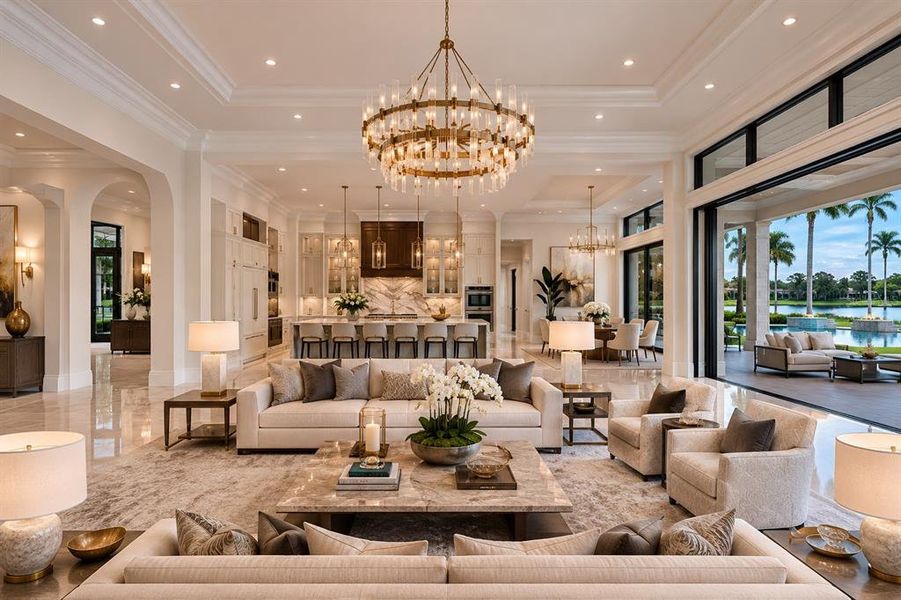 Furnished interior view inside a new home in , Odessa (Image 11).