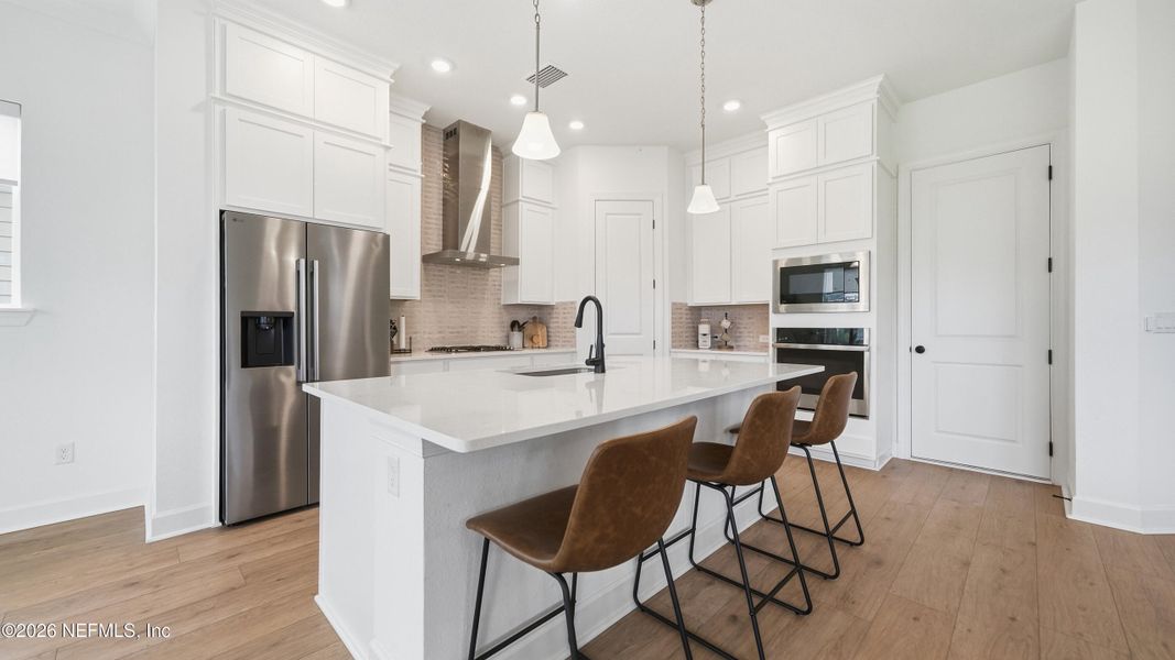 Furnished interior view inside a new home in Seven Pines 40' Front Entry, Jacksonville (Image 22).