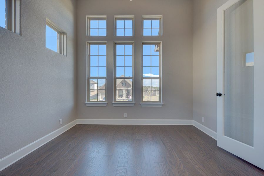 Representative unfurnished interior of a home built from the Barnett by Ashton Woods in Megan's Landing, Castroville (Image 4).