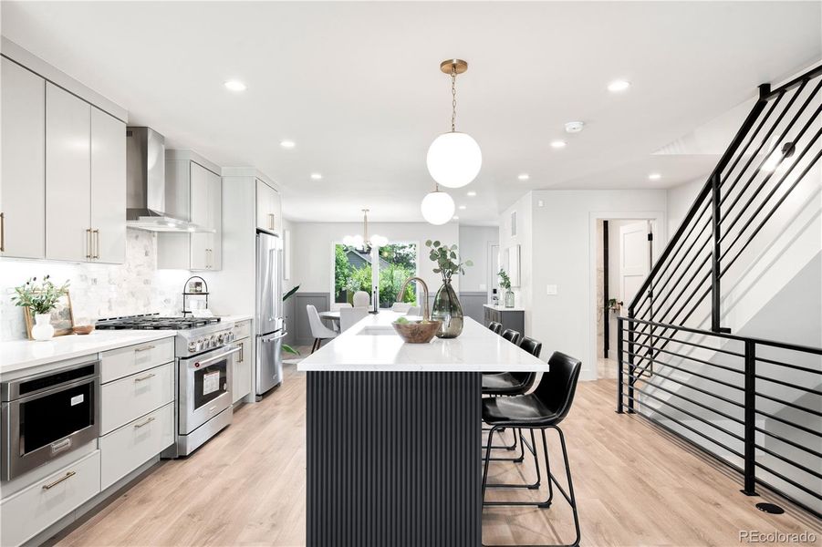 Furnished interior view inside a new home in , Denver (Image 4).