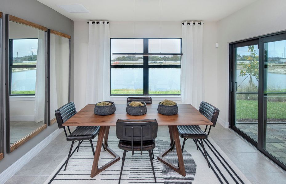 Cafe area located off the kitchen Cafe area located off the kitchen