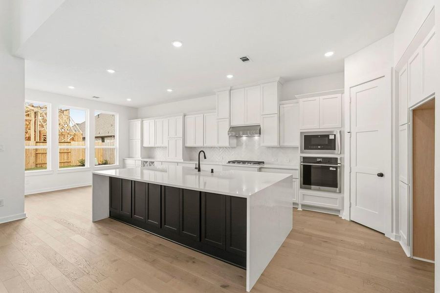 Open concept kitchen design