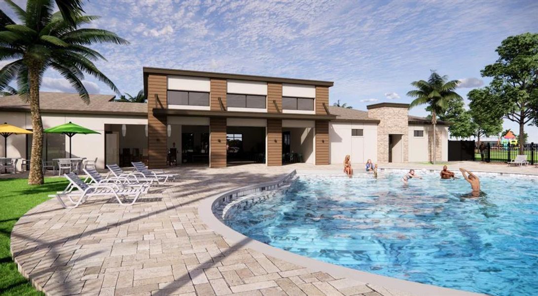 Community Pool and Clubhouse