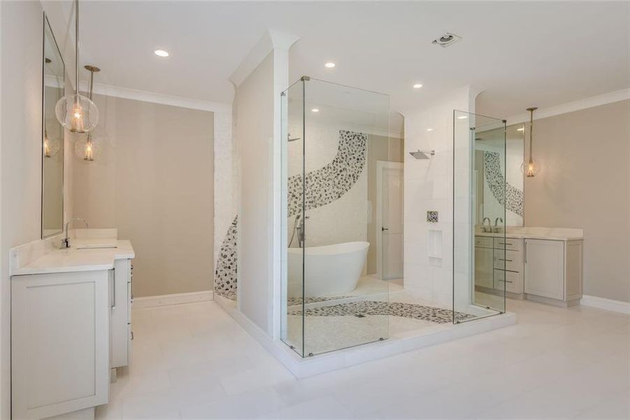 Furnished interior view inside a new home in , Marietta (Image 10).