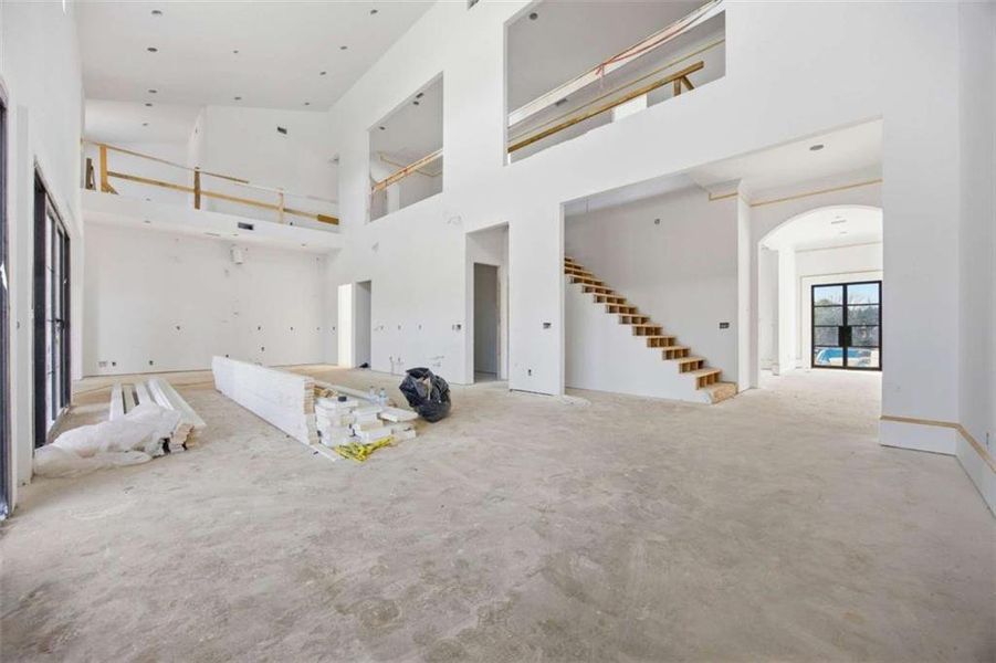 In-progress construction of a new home in , Buford, GA (Image 31).