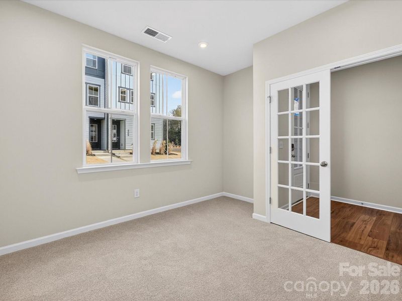 First Floor Flex Space Ideal for Home Office or Secondary Living.