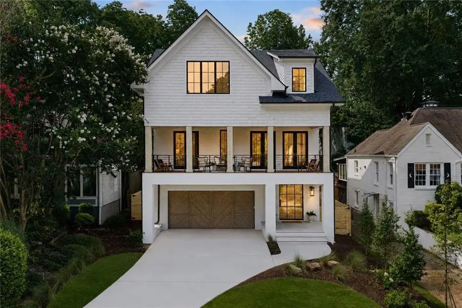 Front exterior of a new home in , Atlanta, GA, highlighting curb appeal (Image 2). Front exterior of a new home in , Atlanta, GA, highlighting curb appeal (Image 2).