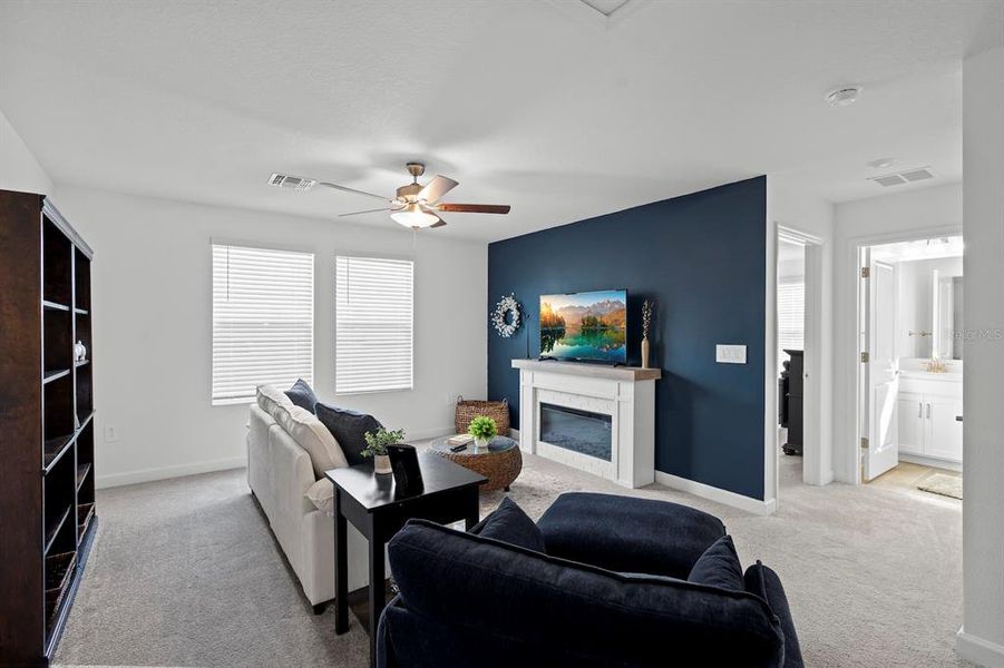 Furnished interior view inside a new home in Angeline Active Adult: Active Adult Manors, Land O' Lakes (Image 40). Furnished interior view inside a new home in Angeline Active Adult: Active Adult Manors, Land O' Lakes (Image 40).