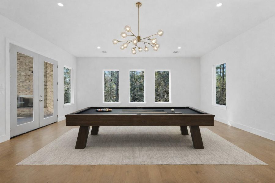 Furnished interior view inside a new home in , Montgomery (Image 16).