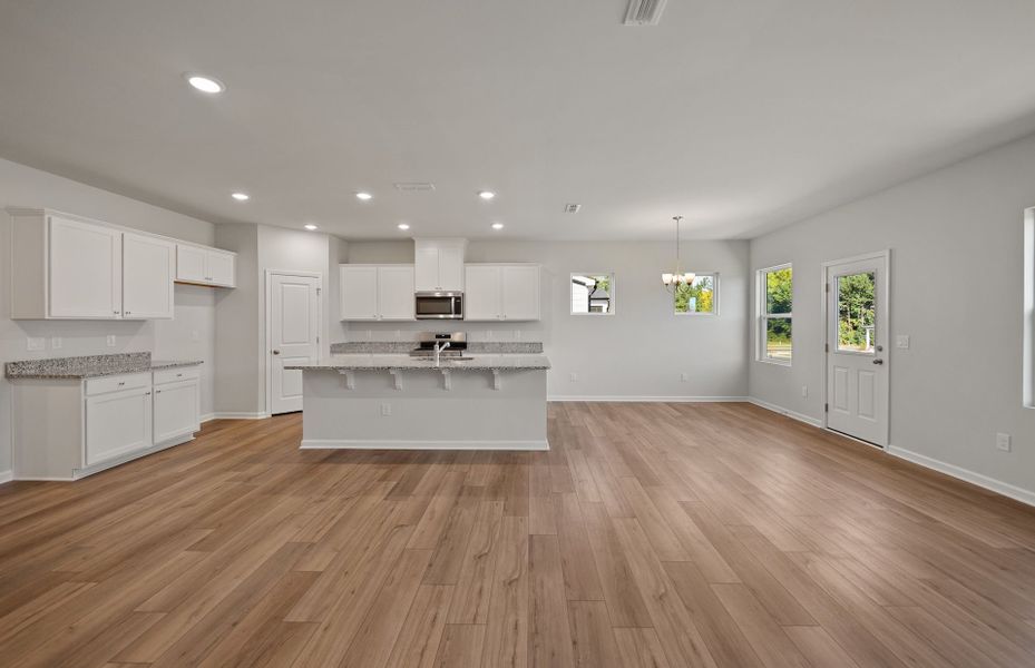 Spacious, unfurnished interior of a new home in Cambria, Garner (Image 25).