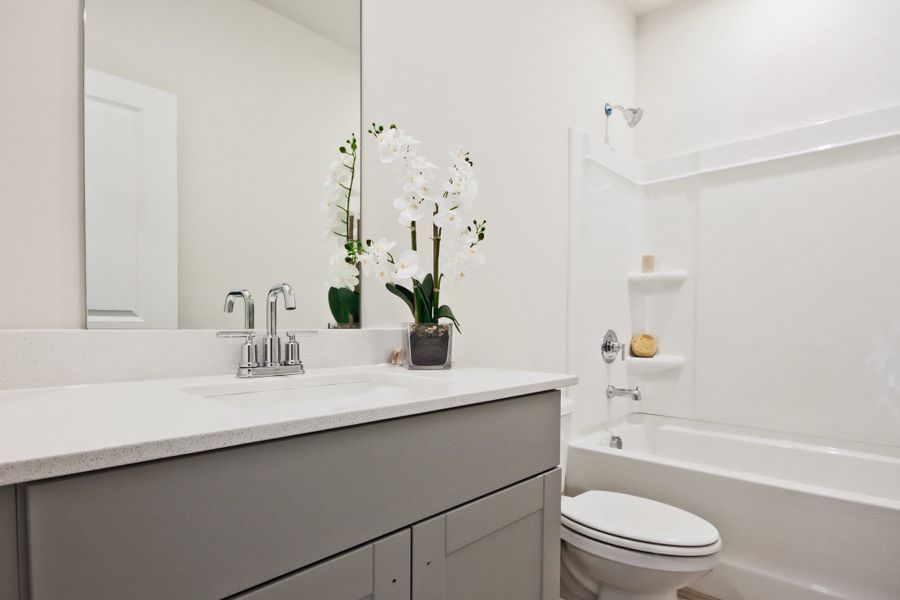 Enjoy a spacious bathroom to compliment the upstairs bedrooms.