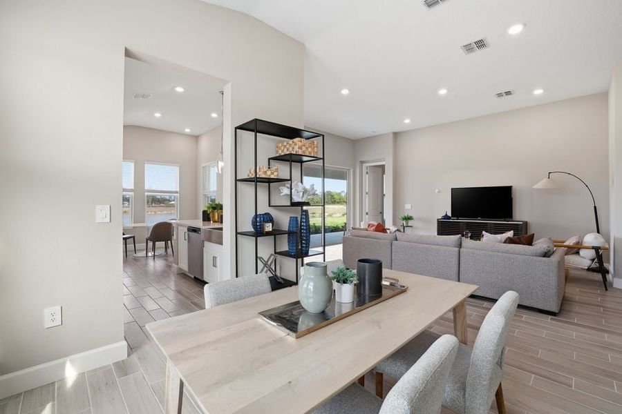 Representative furnished interior of a home built from the Aruba by Taylor Morrison in Aden North at Westview, Kissimmee (Image 8).
