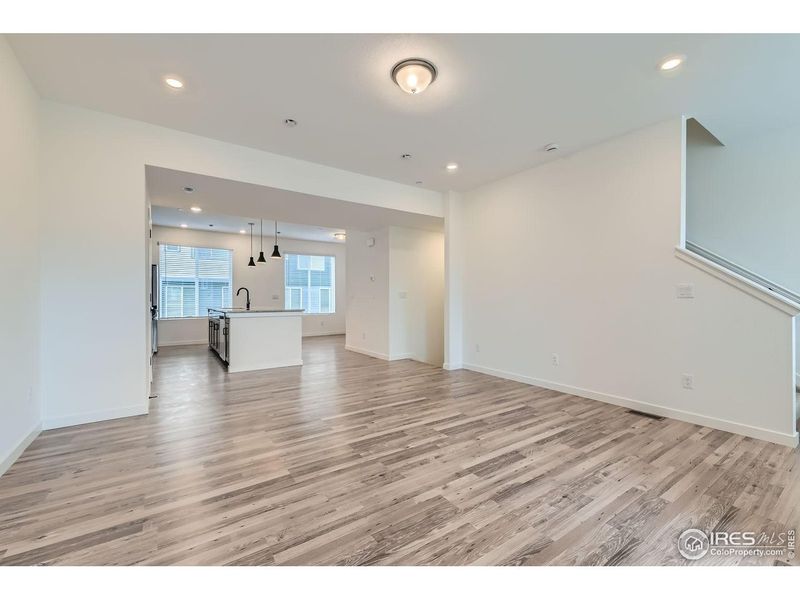 Spacious, unfurnished interior of a new home in Parkside West at Baseline, Broomfield (Image 16). Spacious, unfurnished interior of a new home in Parkside West at Baseline, Broomfield (Image 16).