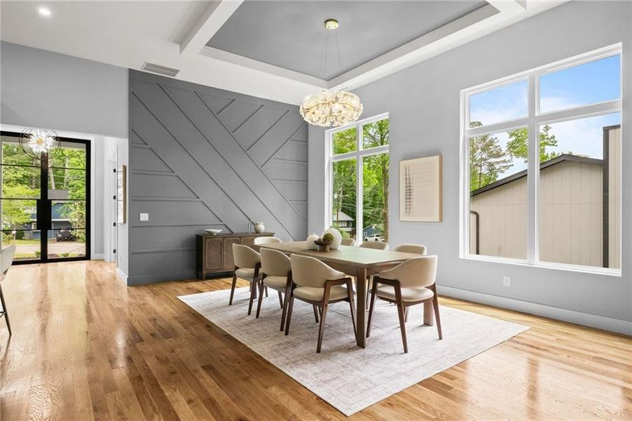 Furnished interior view inside a new home in , Alpharetta (Image 14).
