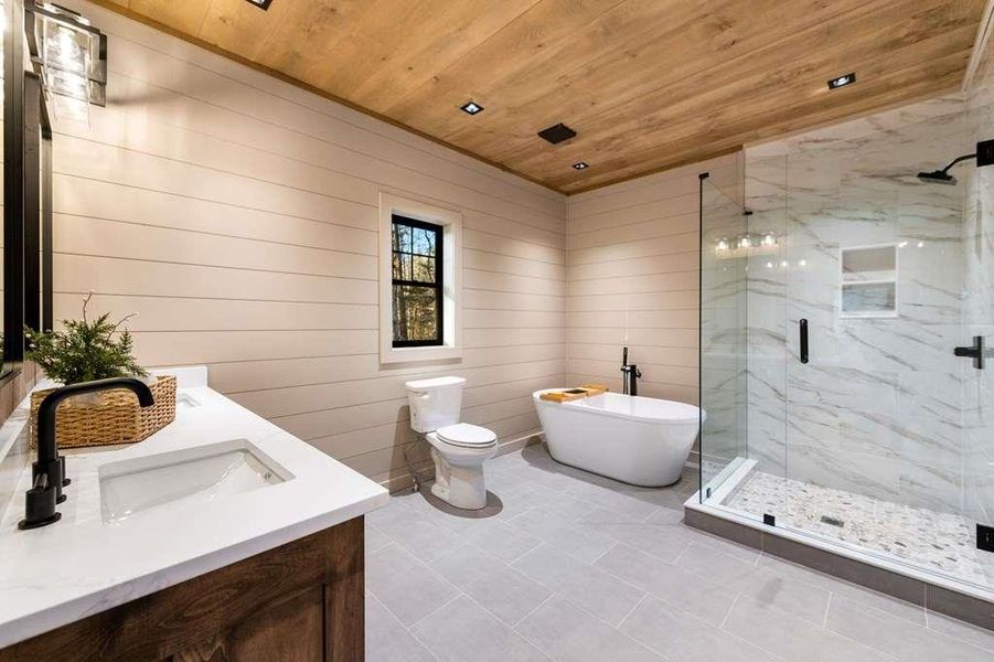 Furnished interior view inside a new home in , Blue Ridge (Image 11).