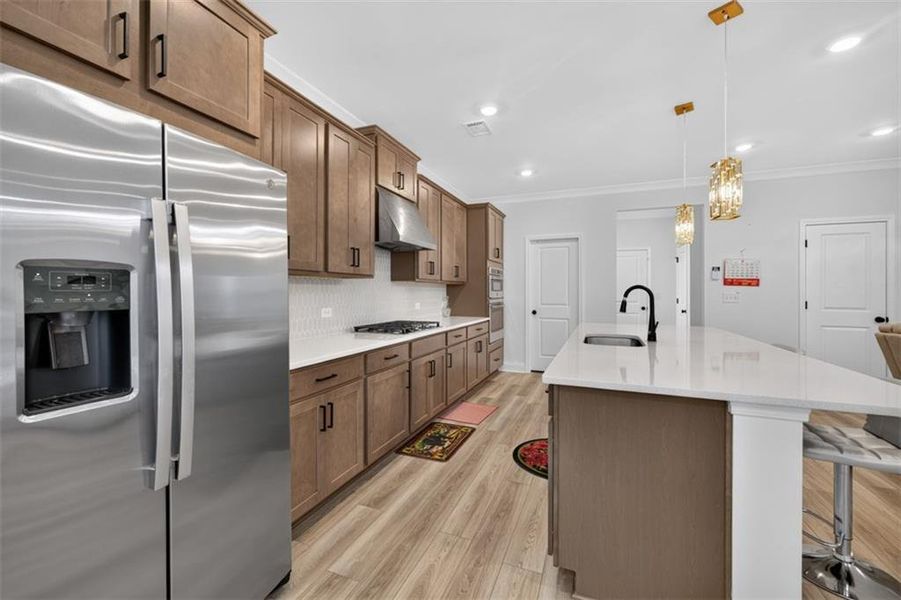 Furnished interior view inside a new home in Bailey Fence, Dacula (Image 45).